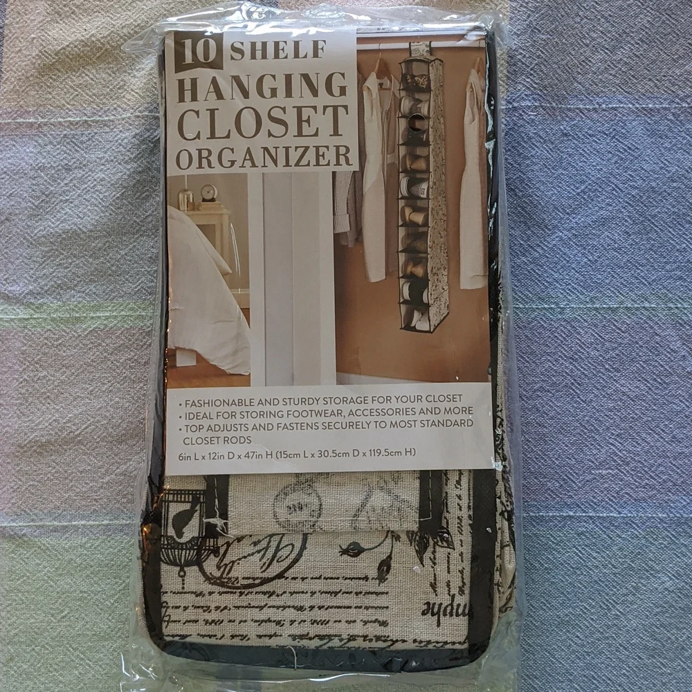 Closet organizer for shoes